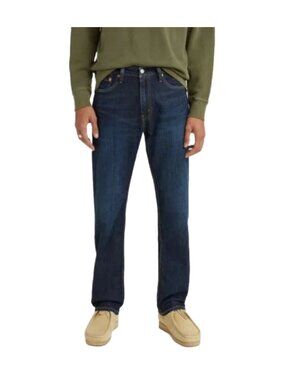 NWT Levi's Mens 505 Regular Fit Jeans Straight Leg Dark Wash 36x36